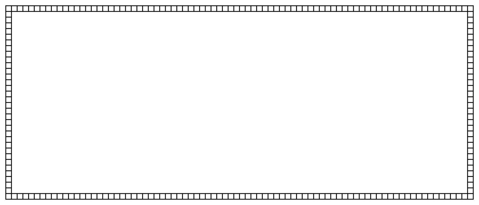 line square grid rectangle picture frame vector