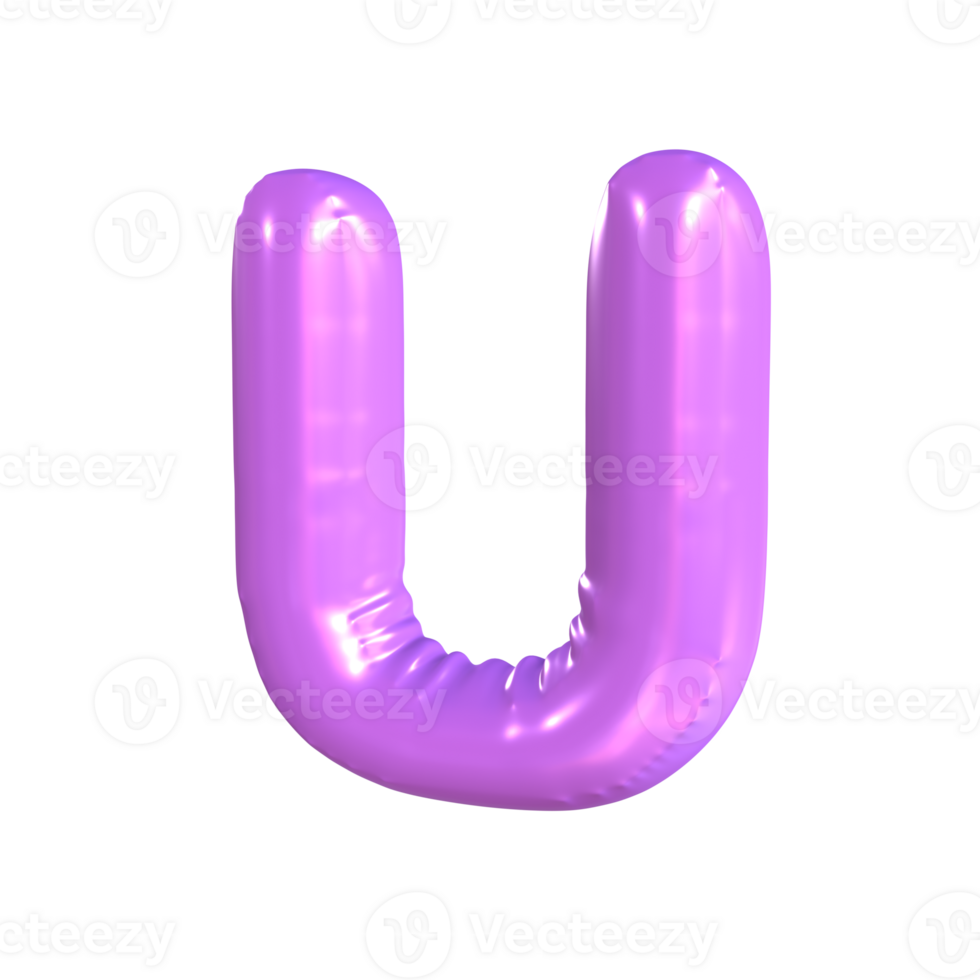 3D Ilustration U png