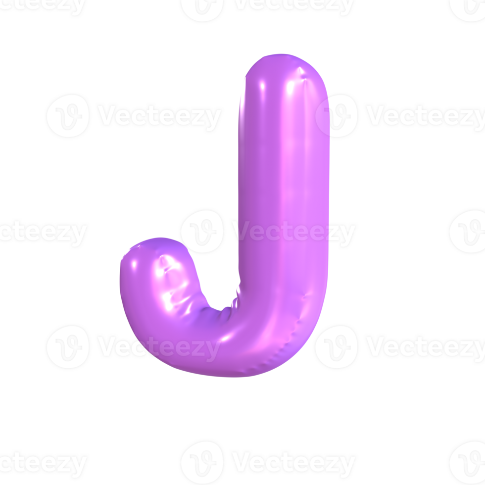3D Ilustration J png