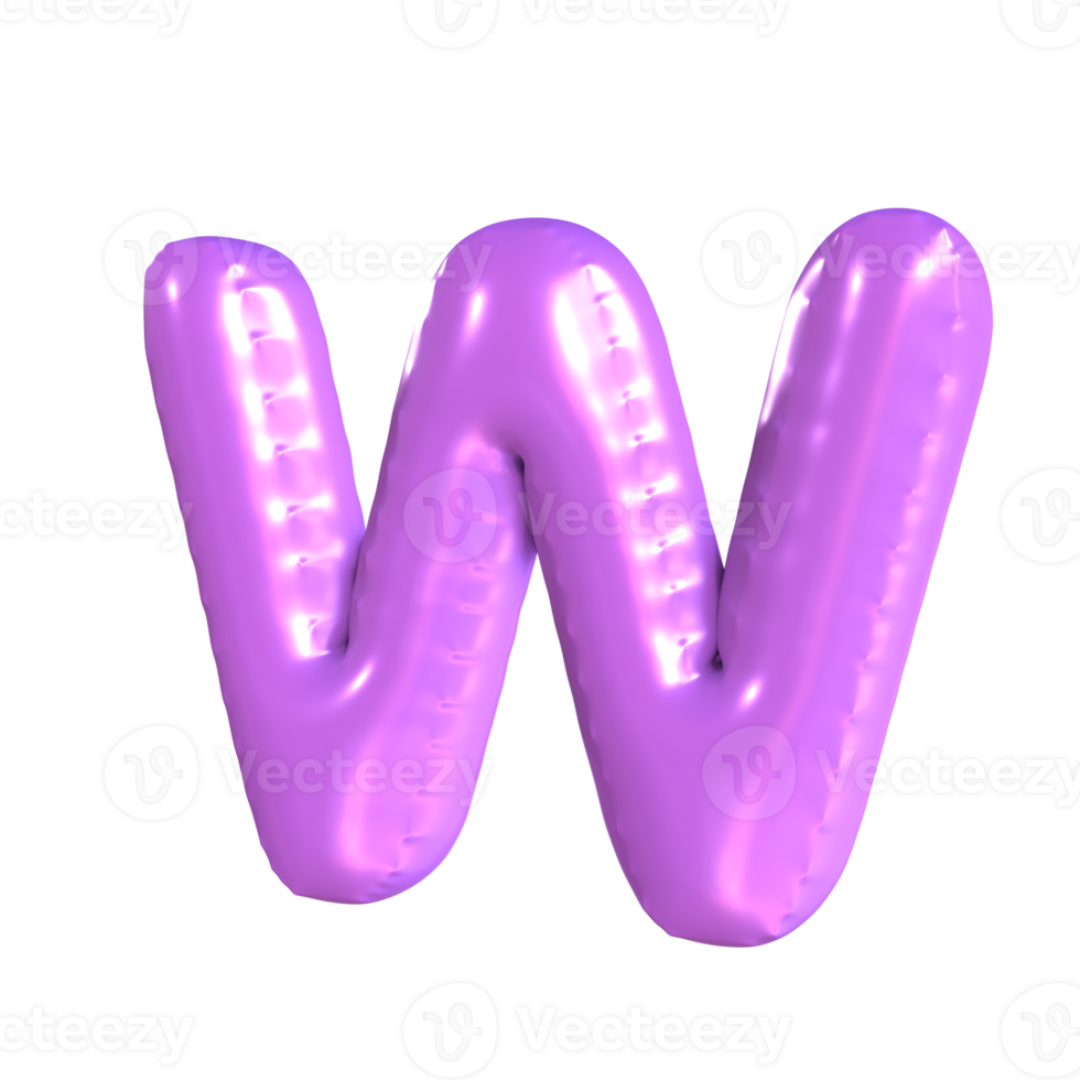 3D Ilustration W png