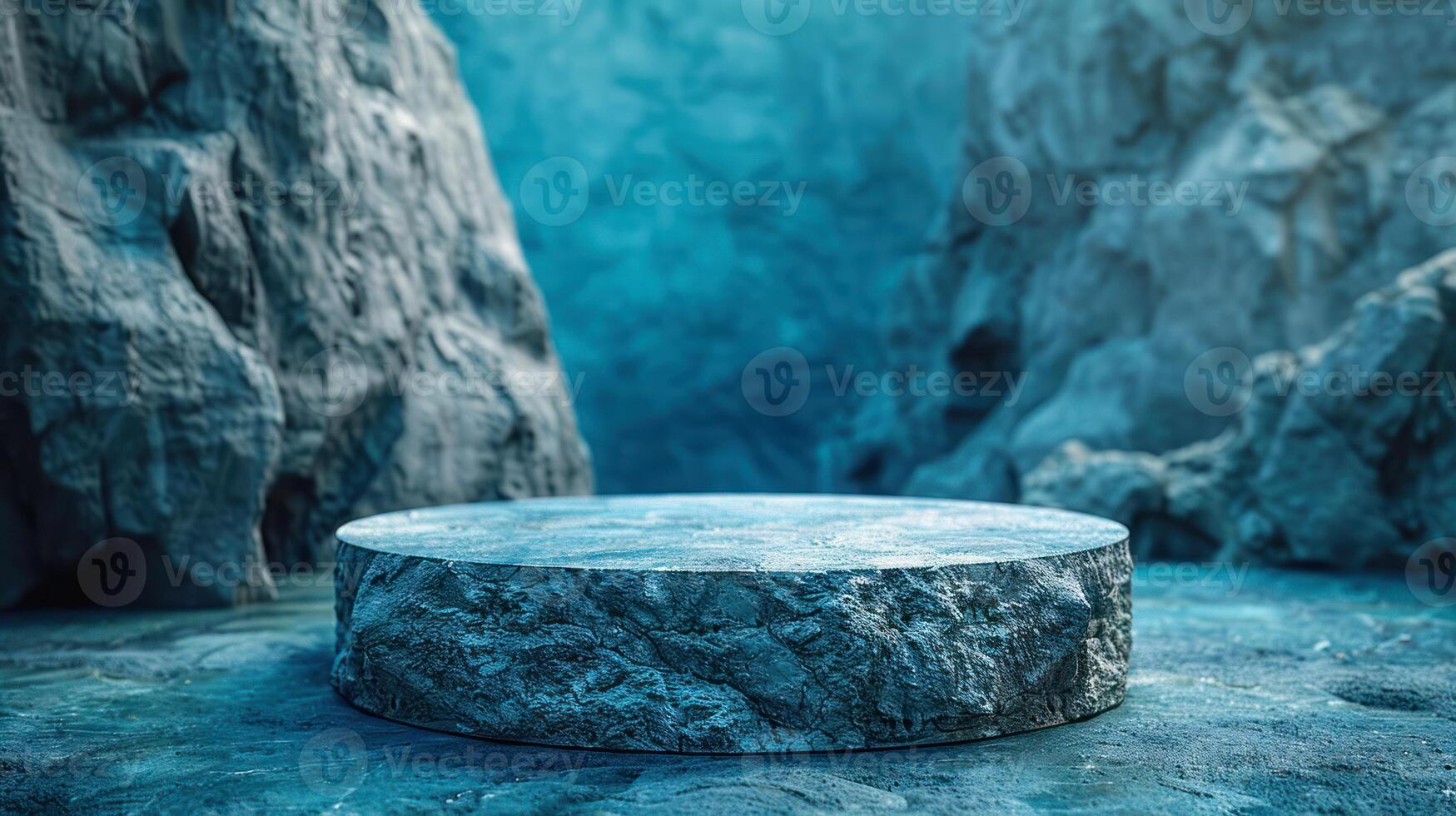 Photo of a podium for product presentation