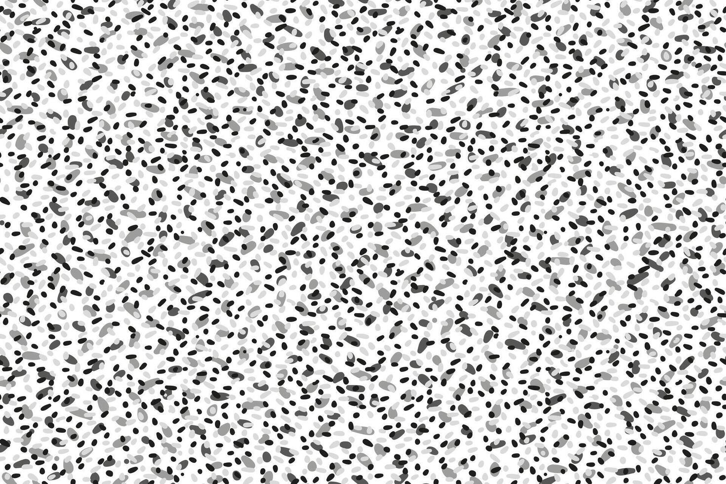 Painted spotted seamless pattern. Black and white background. hand drawn tiny abstract shapes dots, drops, spots, snowflakes print. Contemporary ornament. vector