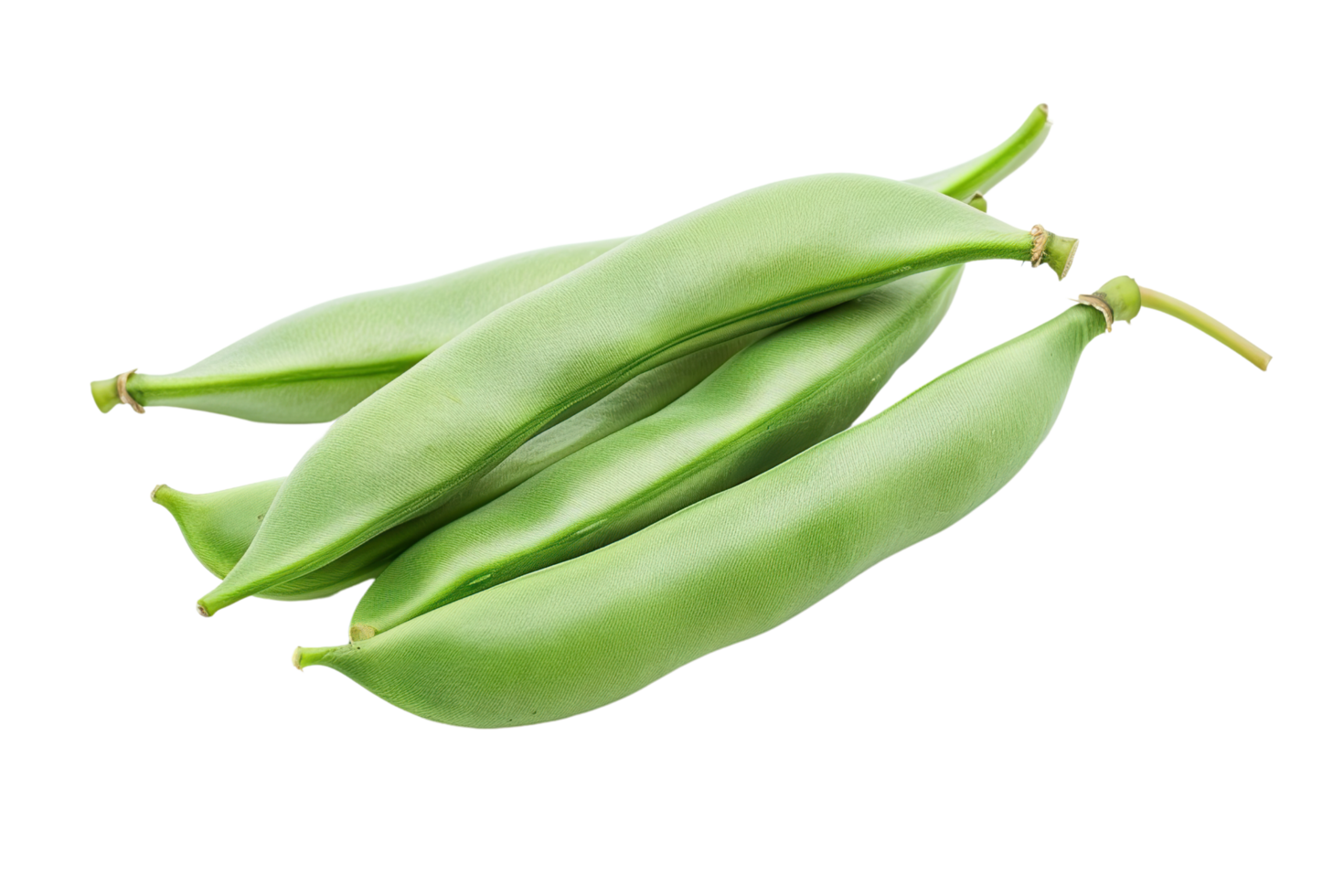 Pea pods isolated on a transparent background. png