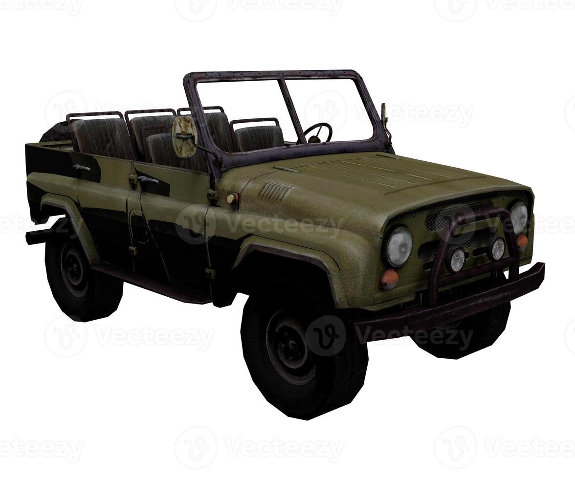 3d rendering jeep exploration vehicle photo