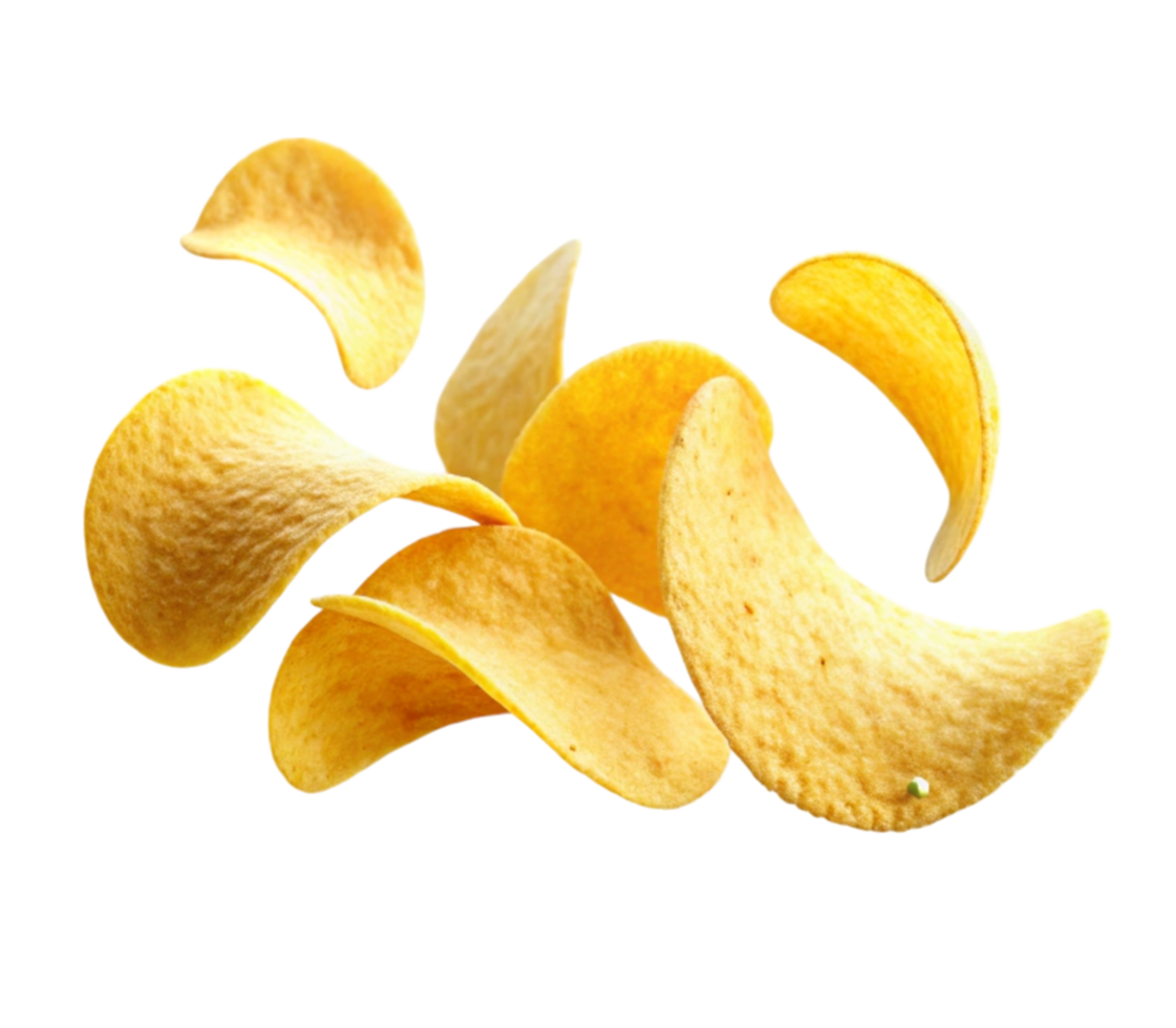 thin salty chips for snacks png