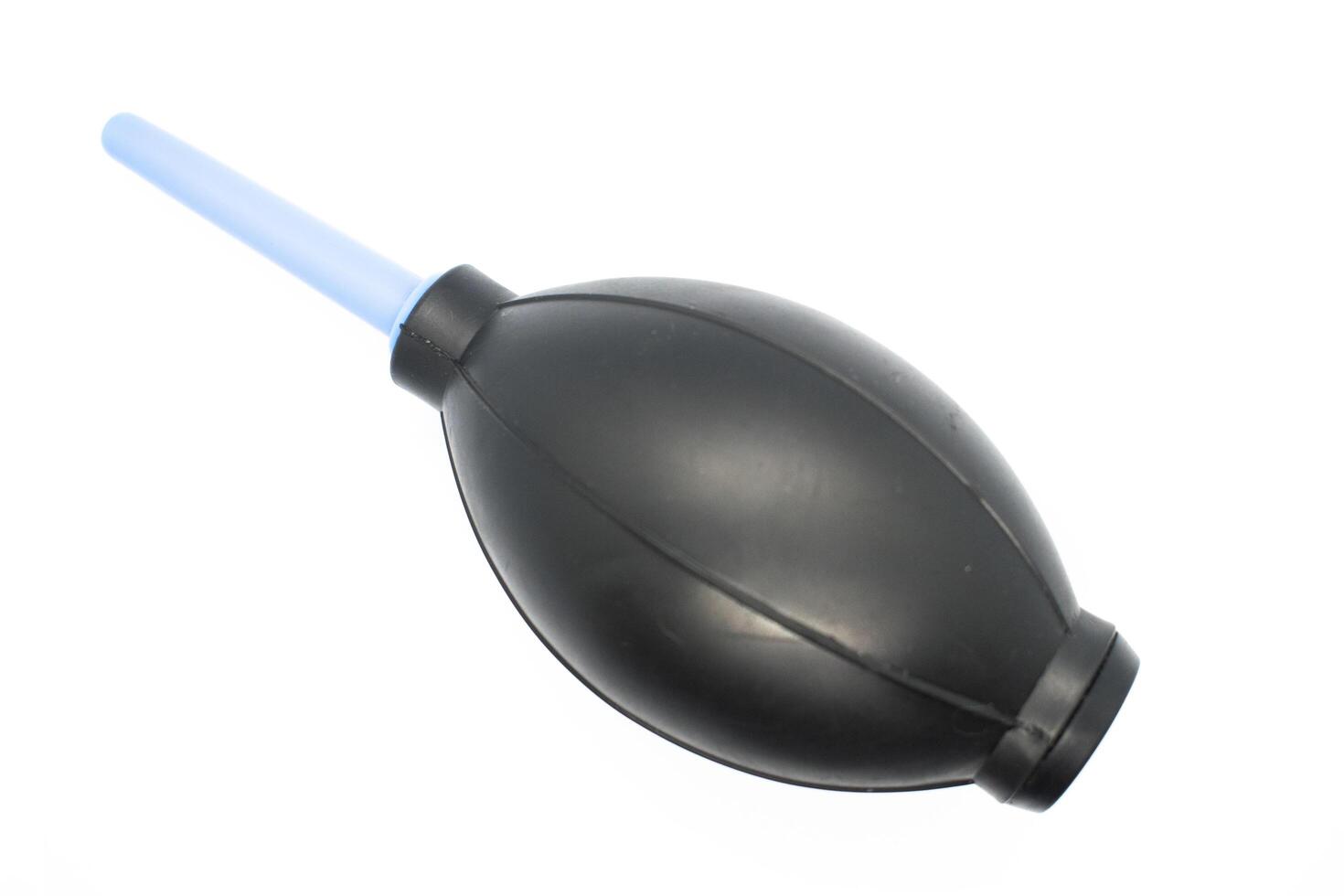 Dust cleaning tool, cleaning cameras or electronic items. lies on a white background. photo