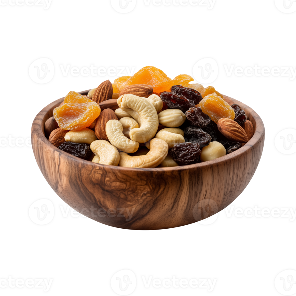 Harvest Bowl Dried Fruits and Nuts png