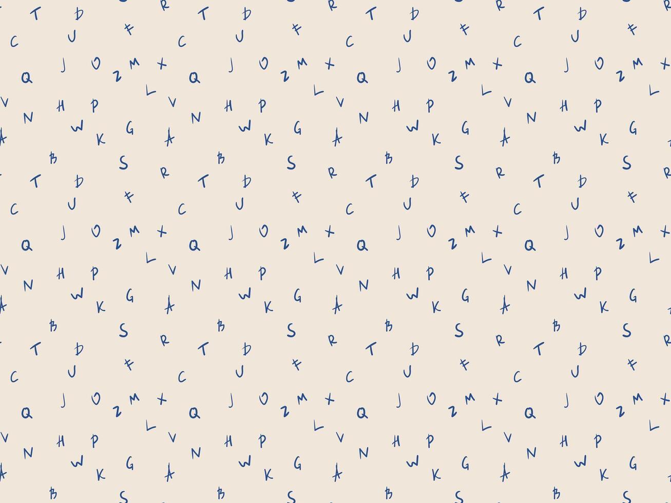 Education pattern seamless design. Back to school hand drawn background. vector