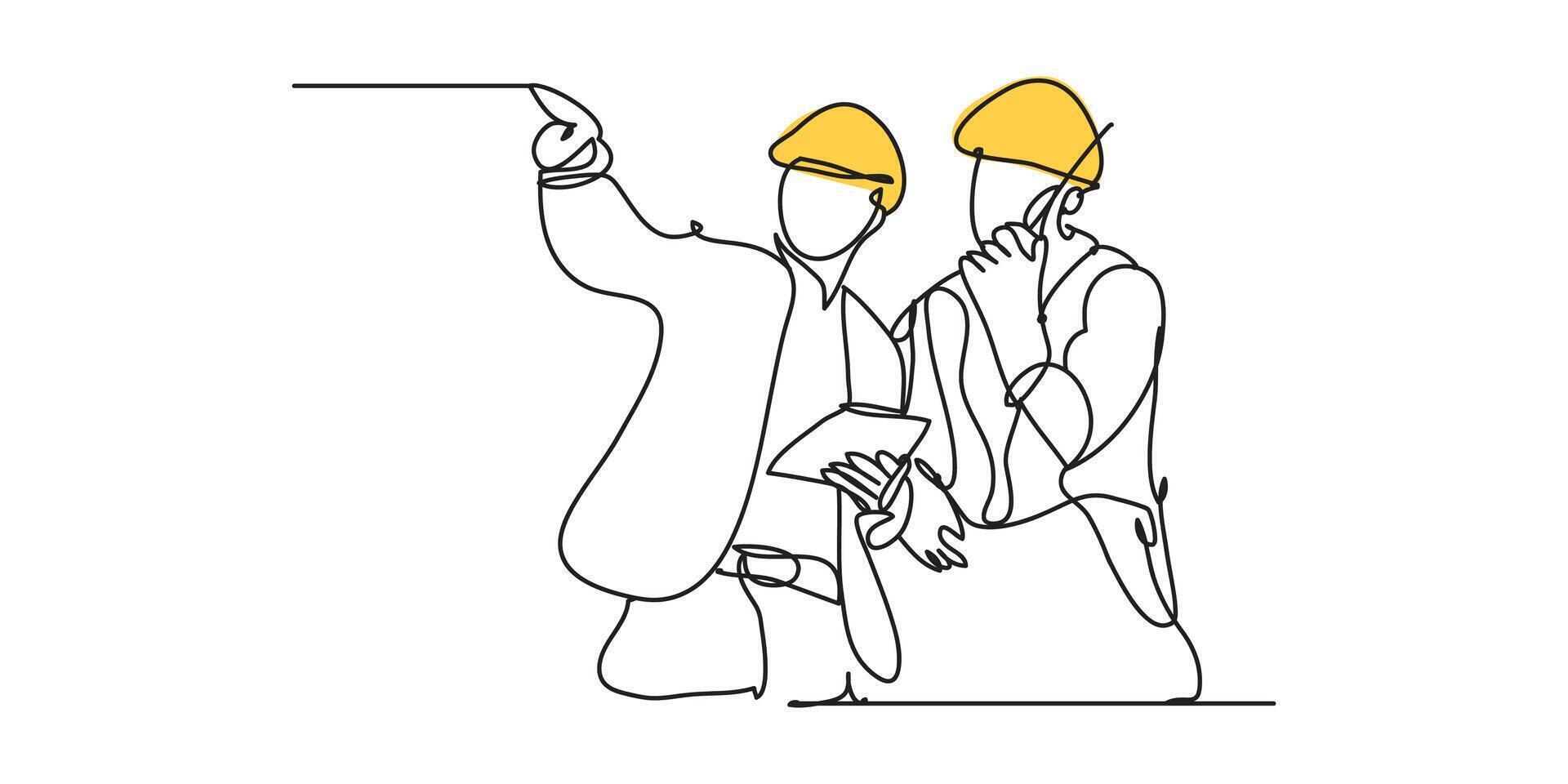 Safety Workers Color vector