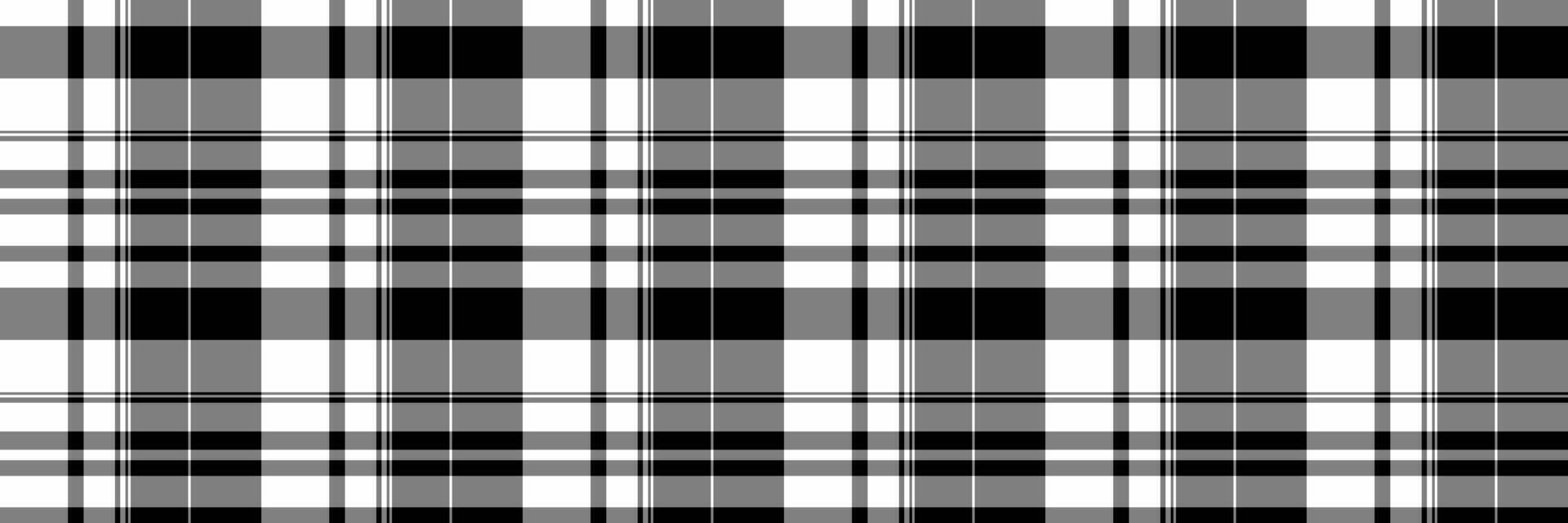 Weave pattern background textile, card check tartan. Pride seamless fabric plaid texture in gray and black colors. vector