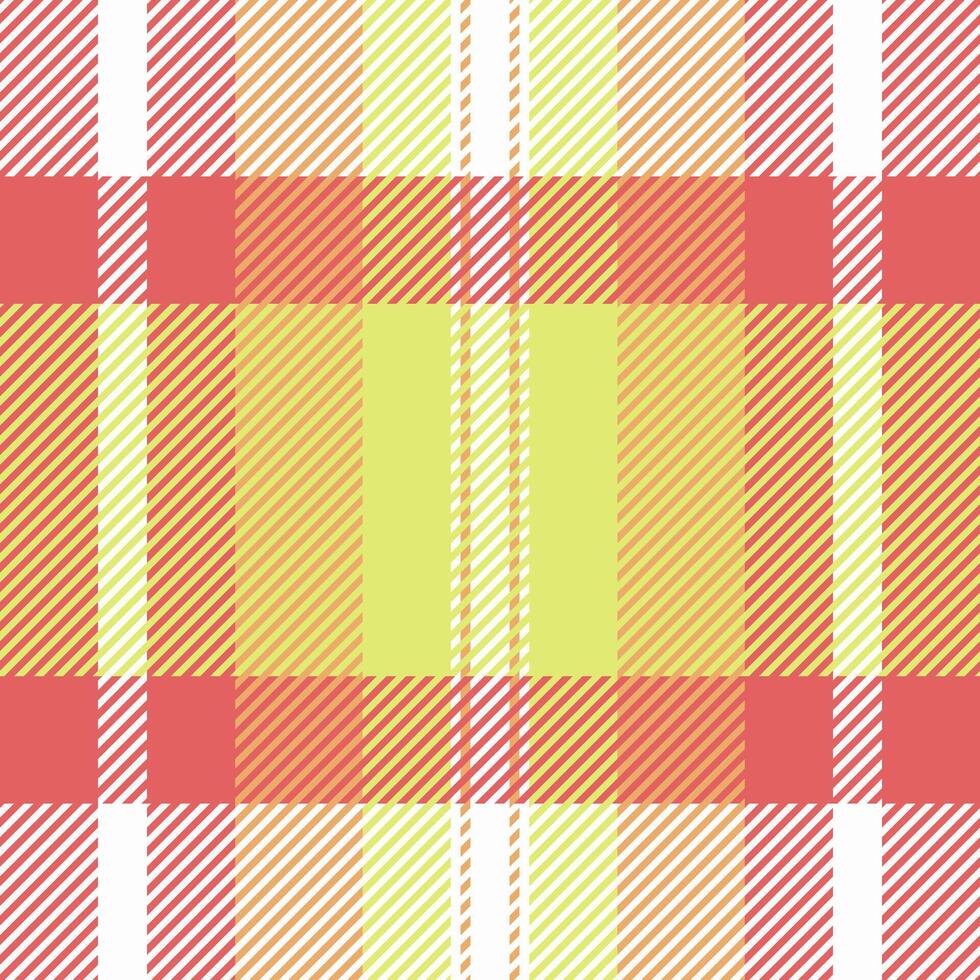 Picture tartan seamless , love check fabric texture. Skirt plaid pattern textile background in red and white colors. vector