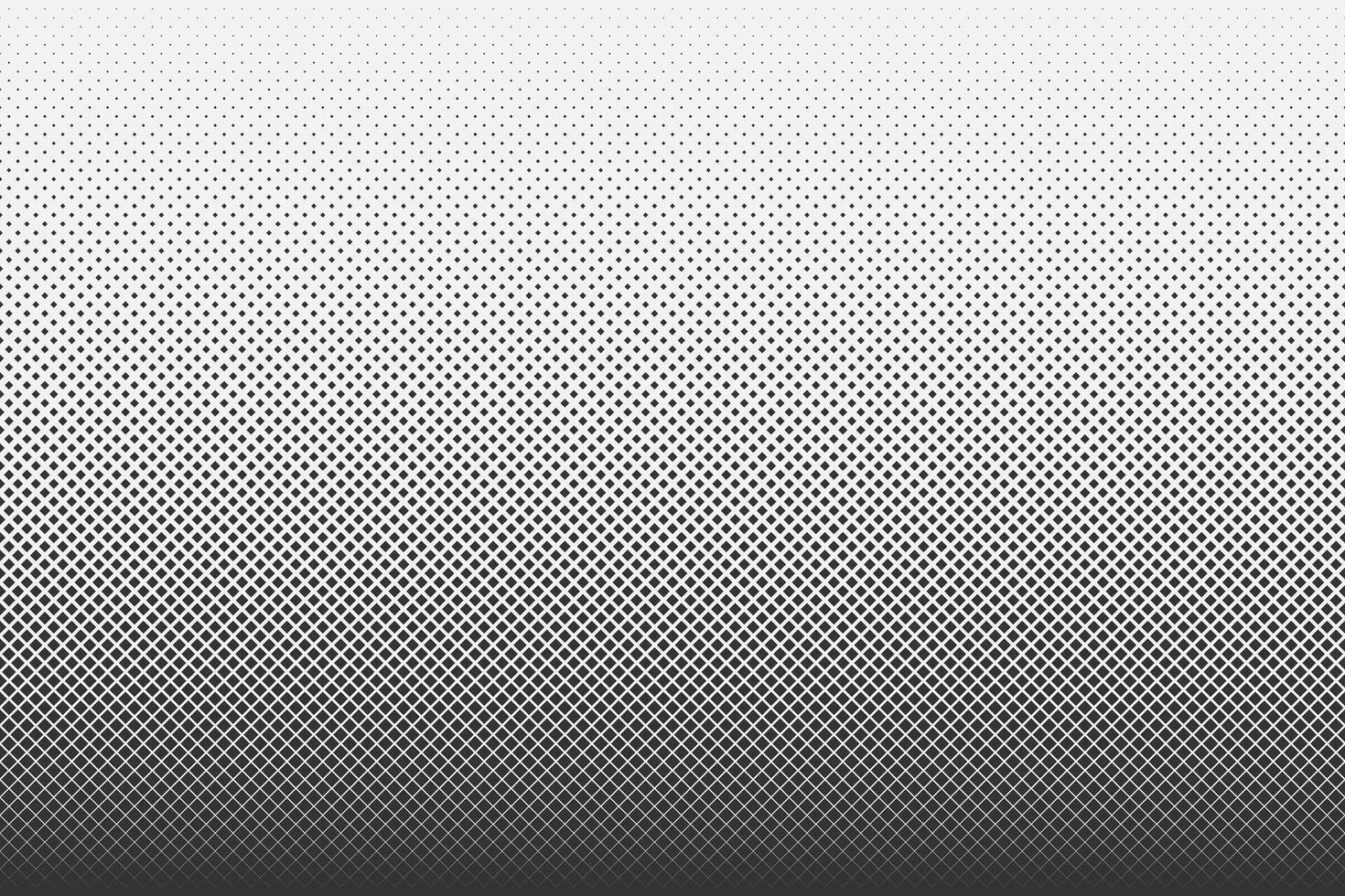 Black and white gradient halftone background. Comics style seamless pattern. vector