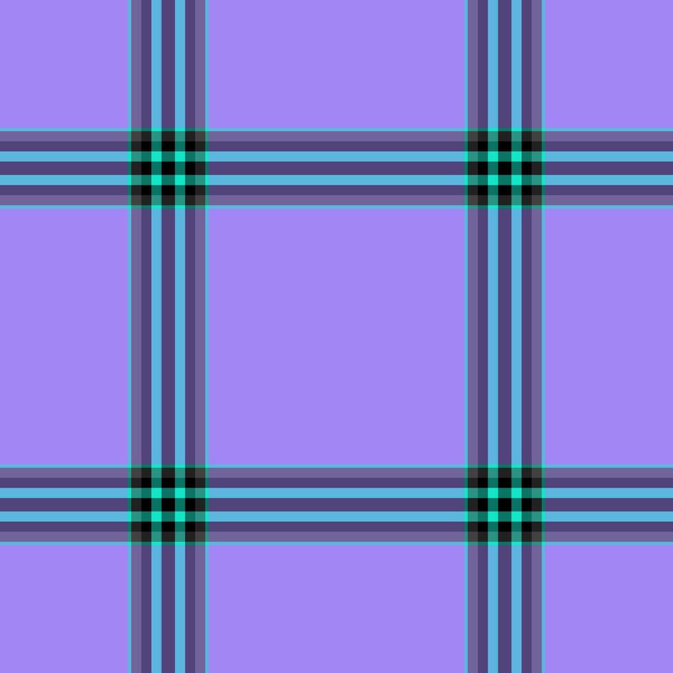 Internet background texture , easter textile seamless tartan. Back check pattern fabric plaid in indigo and cyan colors. vector