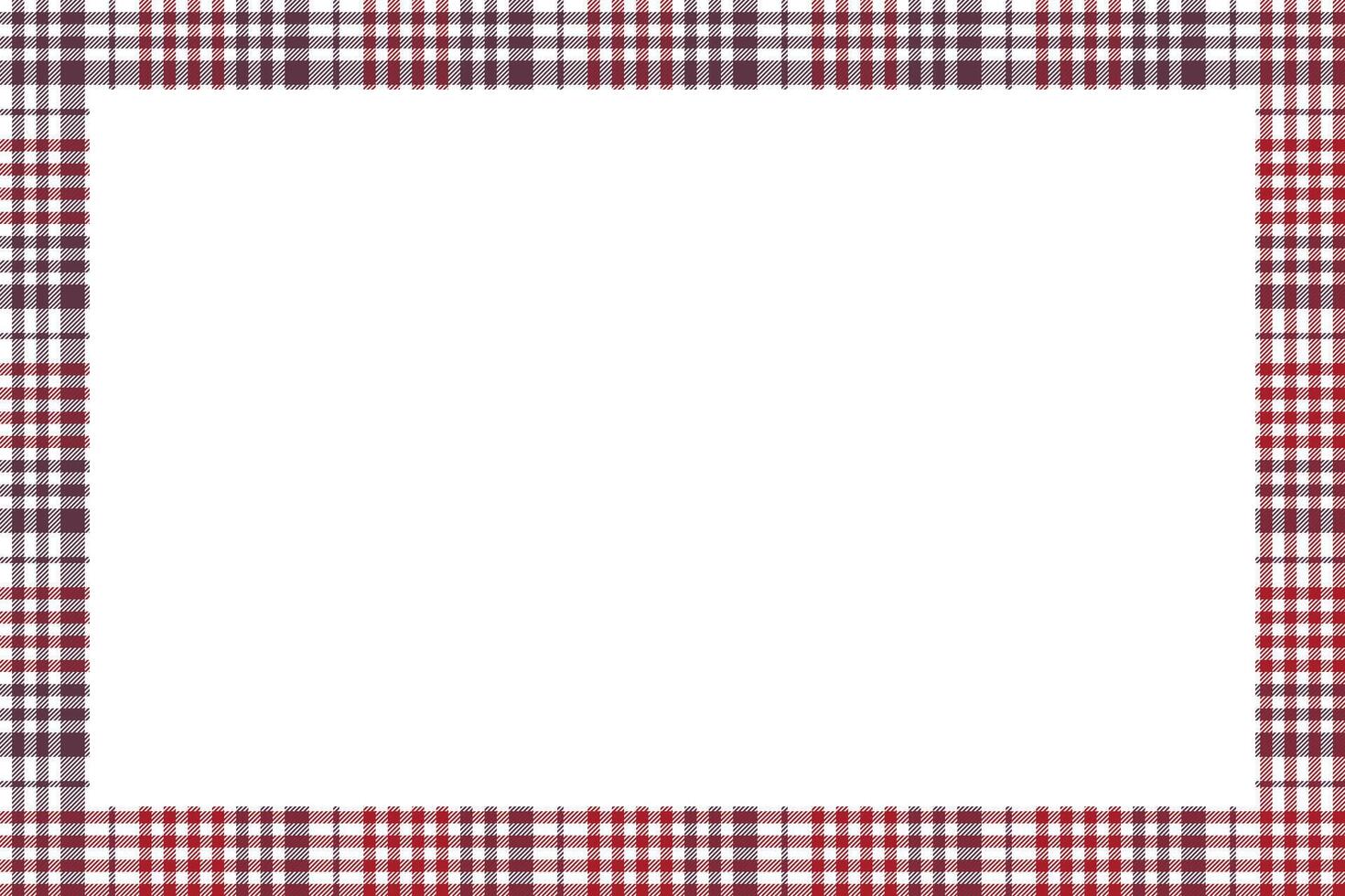 Rectangle borders and Frames . Border pattern geometric vintage frame design. Scottish tartan plaid fabric texture. Template for gift card, collage, scrapbook or photo album and portrait. vector