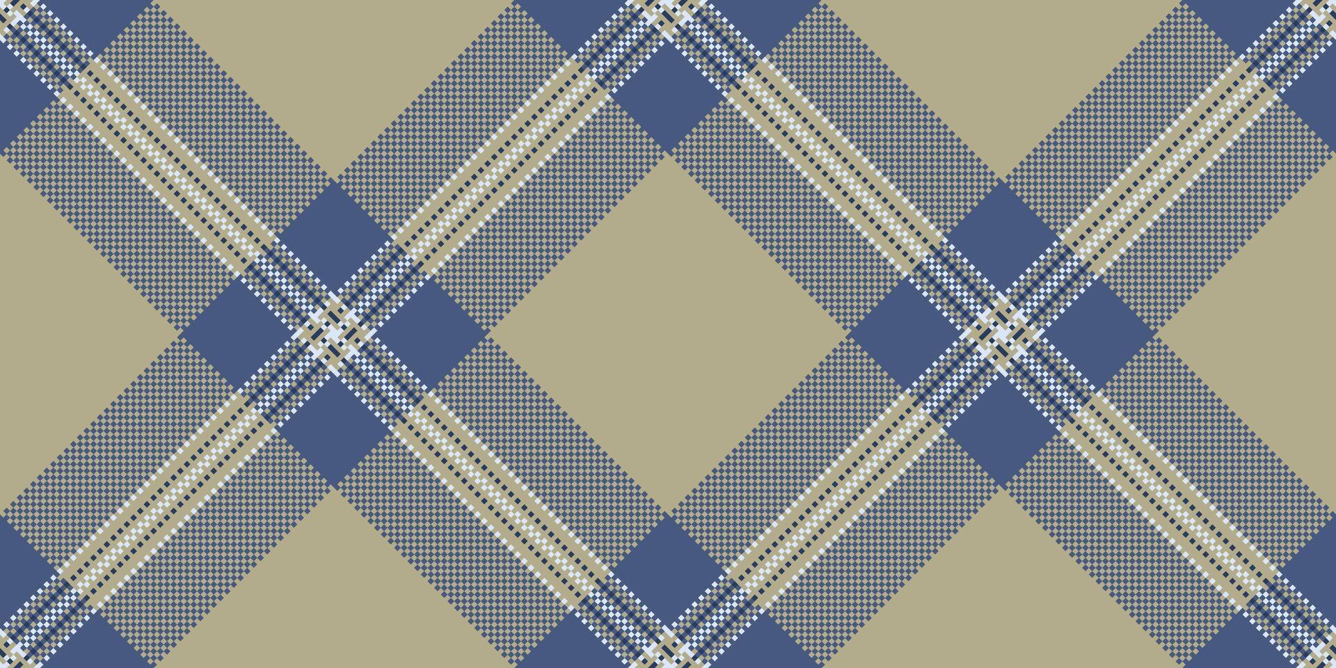 Grunge pattern check , production seamless background fabric. Row plaid tartan texture textile in blue and pastel colors. vector