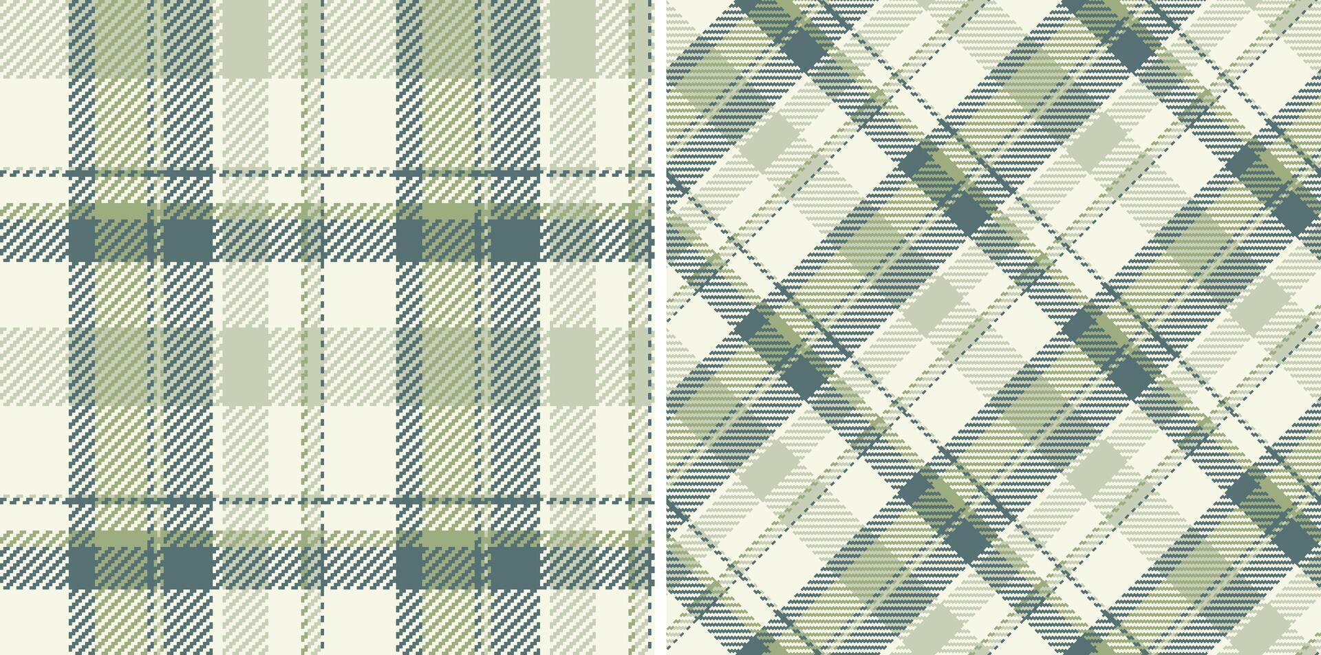 Fabric background seamless of texture tartan with a textile plaid check pattern. Set in cream colors. Thanksgiving fashion for a cozy celebration. vector