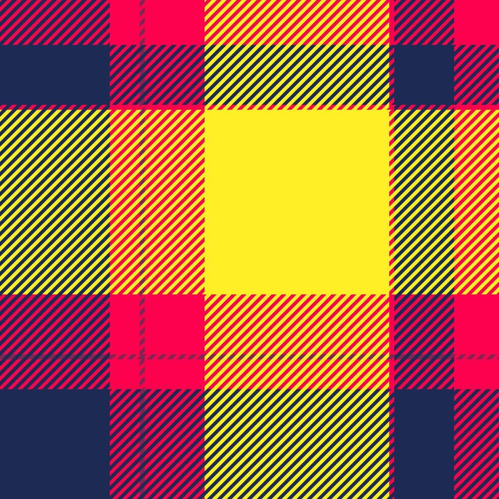 Textile design of textured plaid. Checkered fabric pattern swatch for shirt, dress, suit, wrapping paper print, invitation and gift card. vector