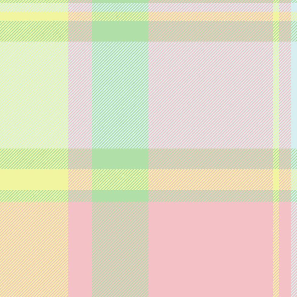 Scotland background texture fabric, service seamless textile plaid. Soft tartan pattern check in light and lime colors. vector