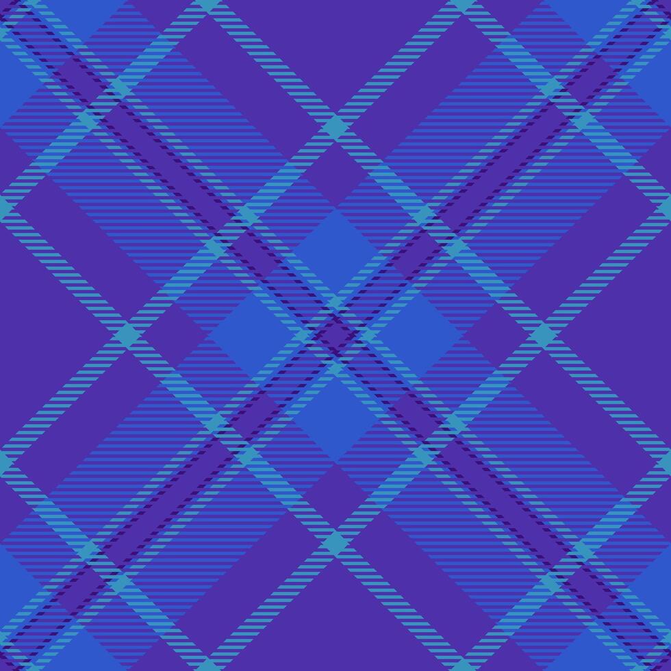 Event fabric check , turkish pattern texture plaid. Repetition background seamless tartan textile in indigo and blue colors. vector