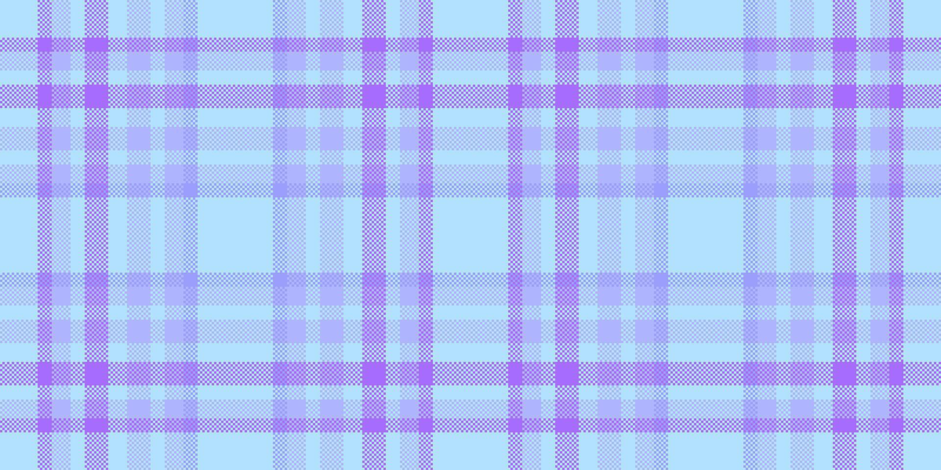 Valentines day textile seamless , classic fabric check background. Hounds pattern plaid texture tartan in cyan and blue colors. vector