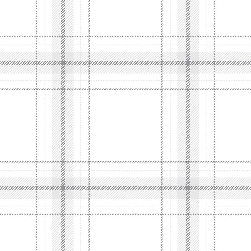 Plaid seamless pattern in black white. Check fabric texture. textile print. vector