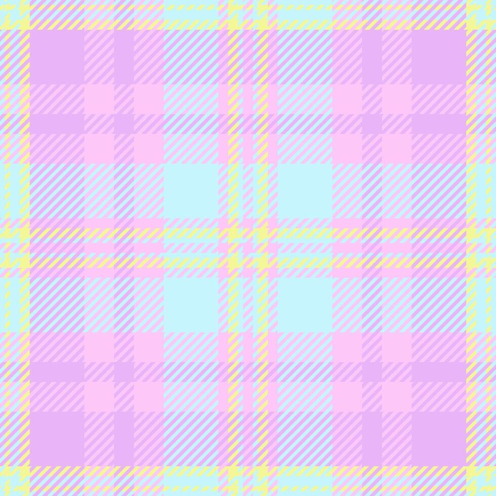 Elegance check fabric texture, infant pattern background tartan. Contemporary plaid seamless textile in light and lime colors. vector