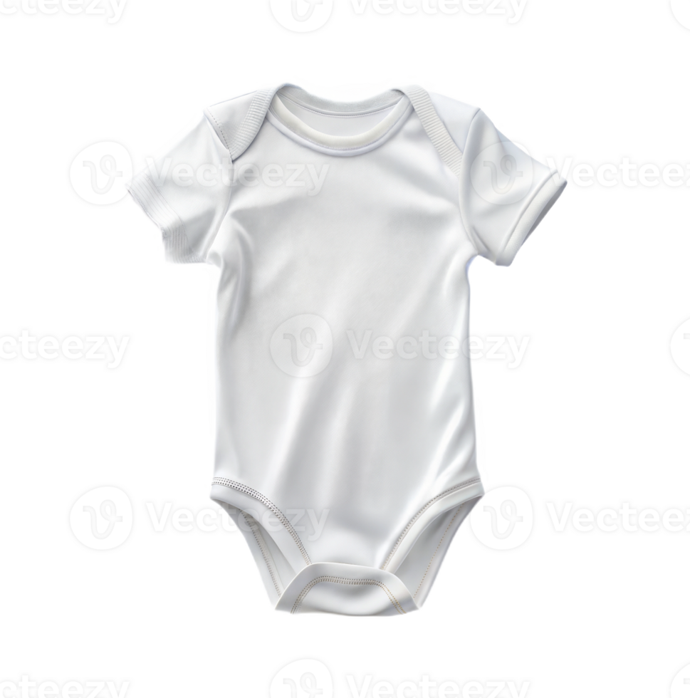 White Baby Onesie Mockup png
