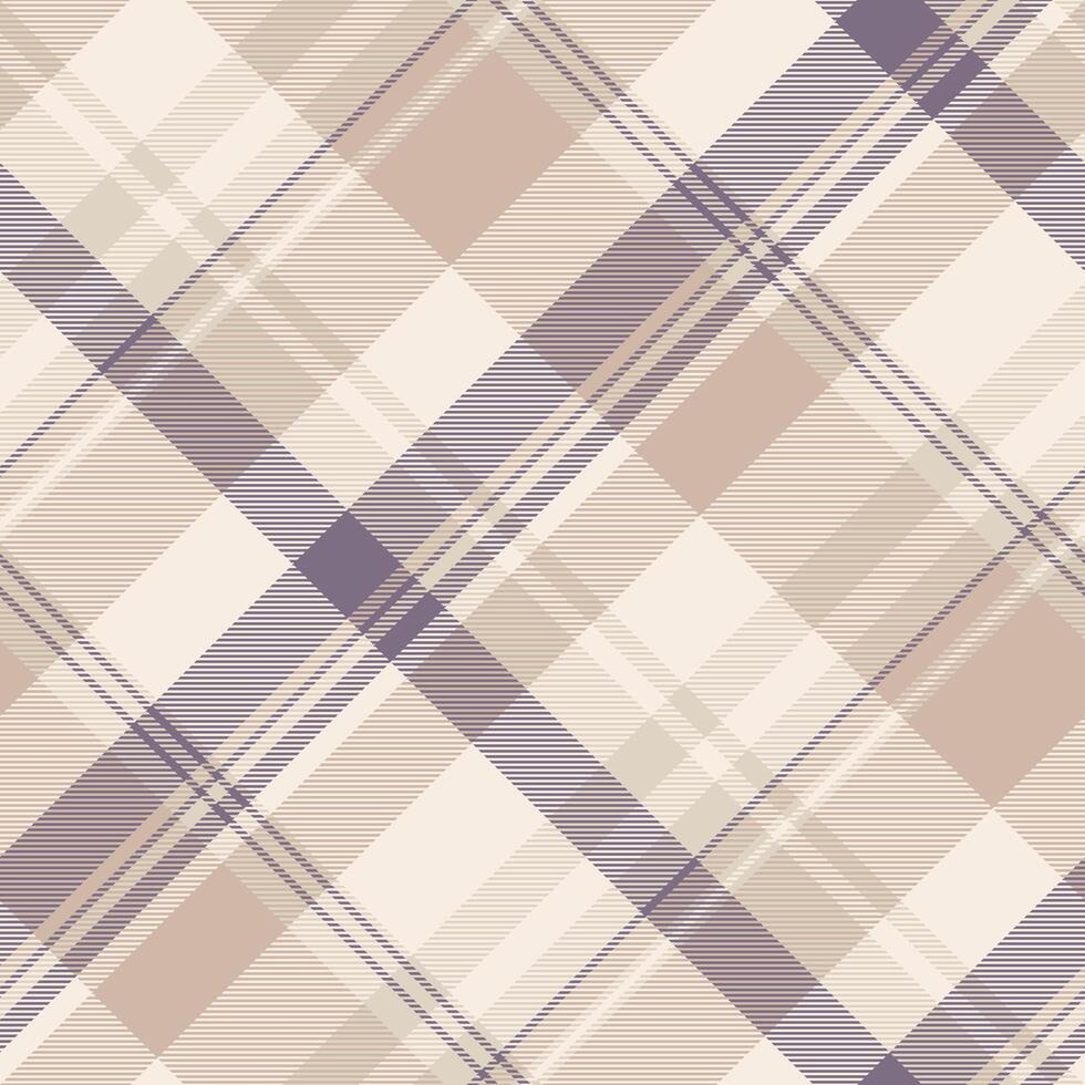 Business textile texture pattern, print tartan fabric. Ornate seamless background plaid check in light and linen colors. vector