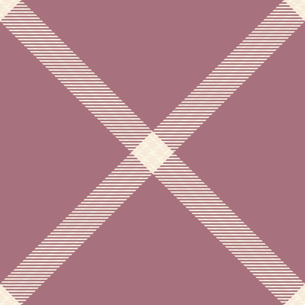 Figure check plaid fabric, mosaic pattern background tartan. Gift paper texture seamless textile in red and antique white colors. vector