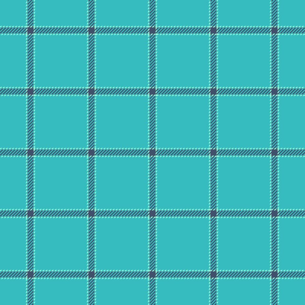Buffalo tartan seamless pattern, purity fabric textile. Advertisement background texture plaid check in cyan and blue colors. vector