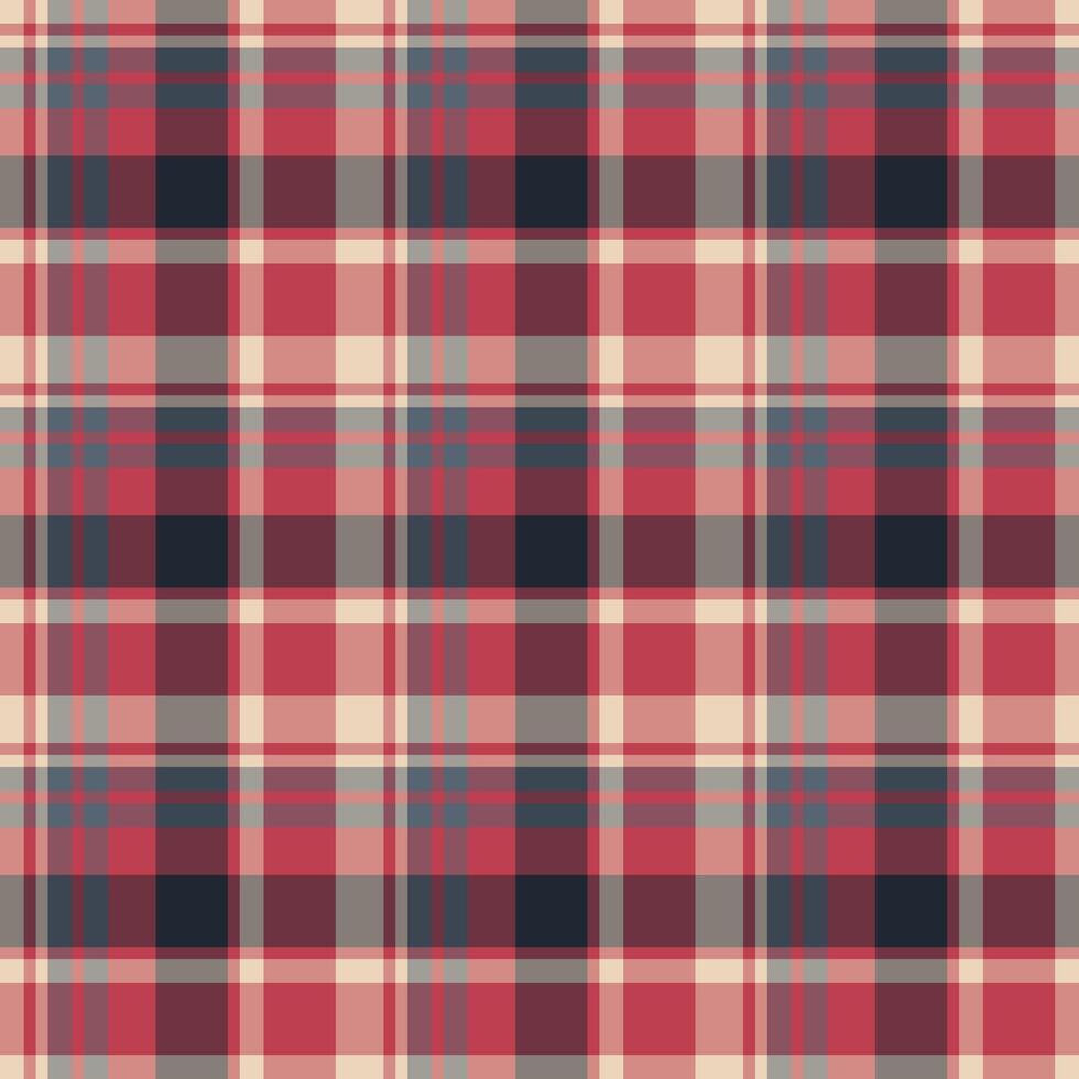 Plaid seamless pattern. background of textile ornament. Flat fabric design. vector