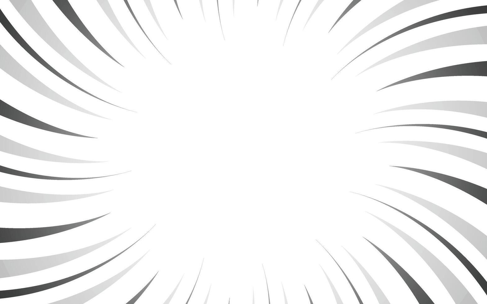 Manga speed burst frame. Radial anime speed lines. Crash zoom effect for comic book vector