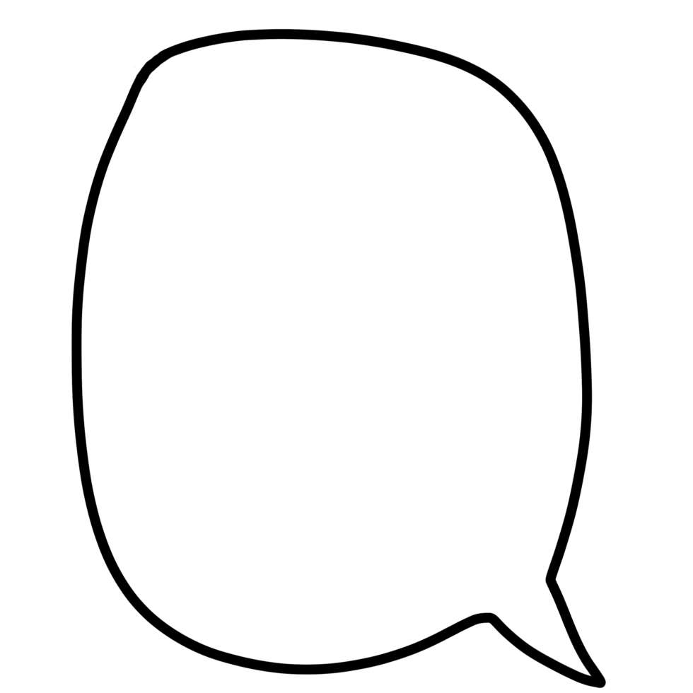 Hand drawn text frame, doodle black lines png
