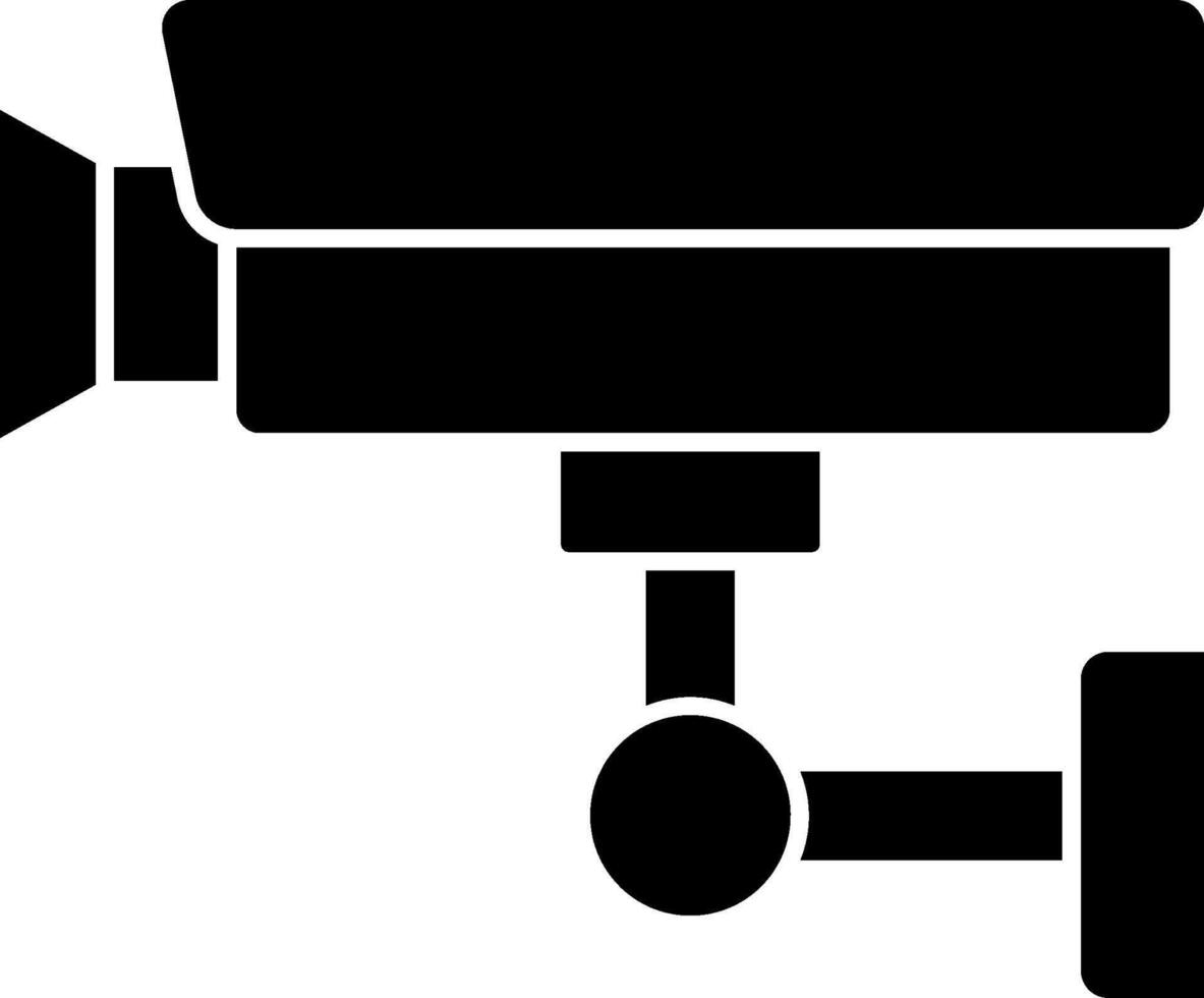 A security camera icon on a white background vector