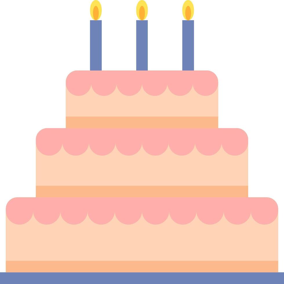 Birthday cake clipart vector