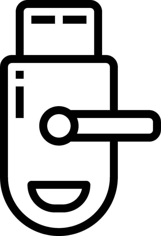 Usb cable icon vector