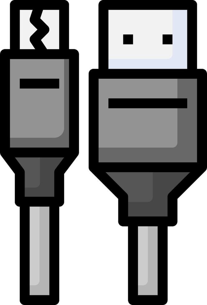Usb cable clipart vector