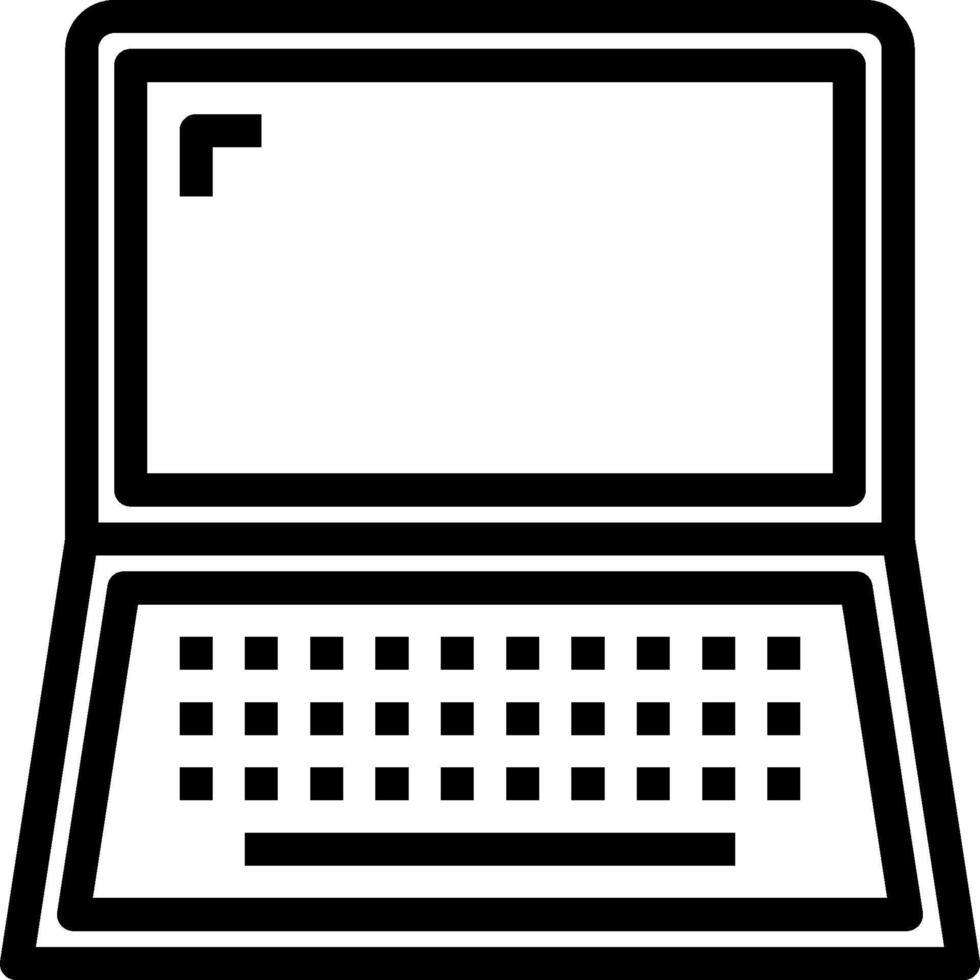 Laptop icon illustration vector