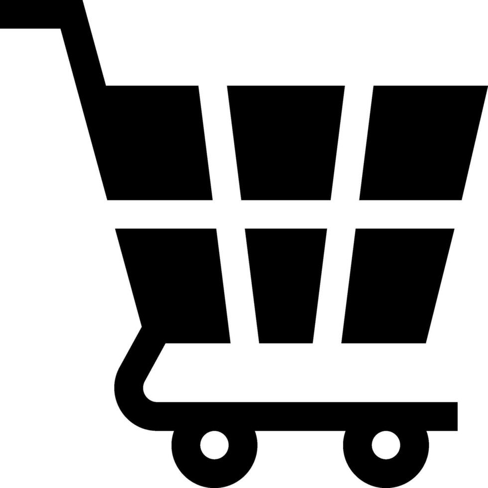 Shopping cart icon vector