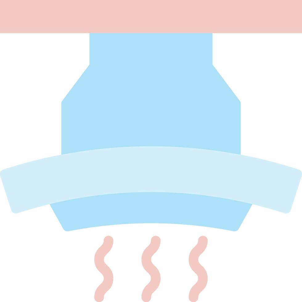 A blue and pink hat with a steam coming out of it vector