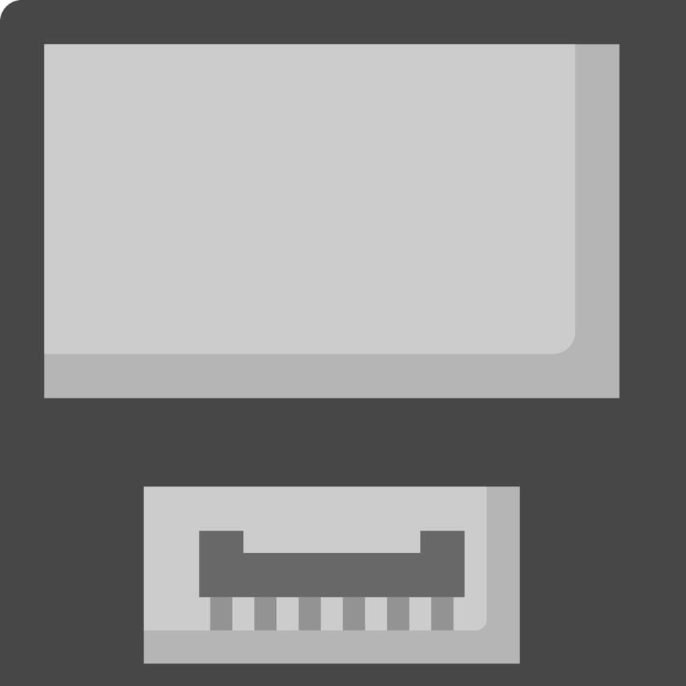 A computer monitor with a keyboard and mouse vector