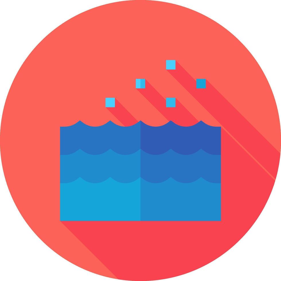 Waterfall icon flat design illustration vector