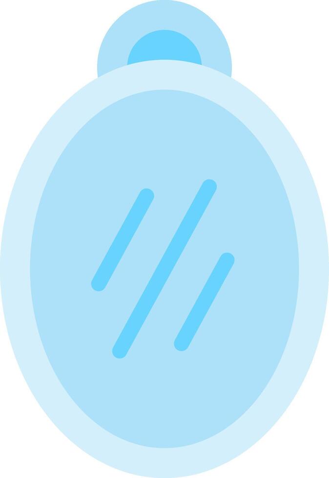 A blue button with a line through it vector