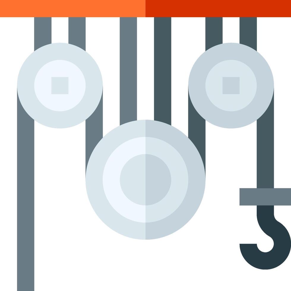 A flat icon of a clock with three circles vector