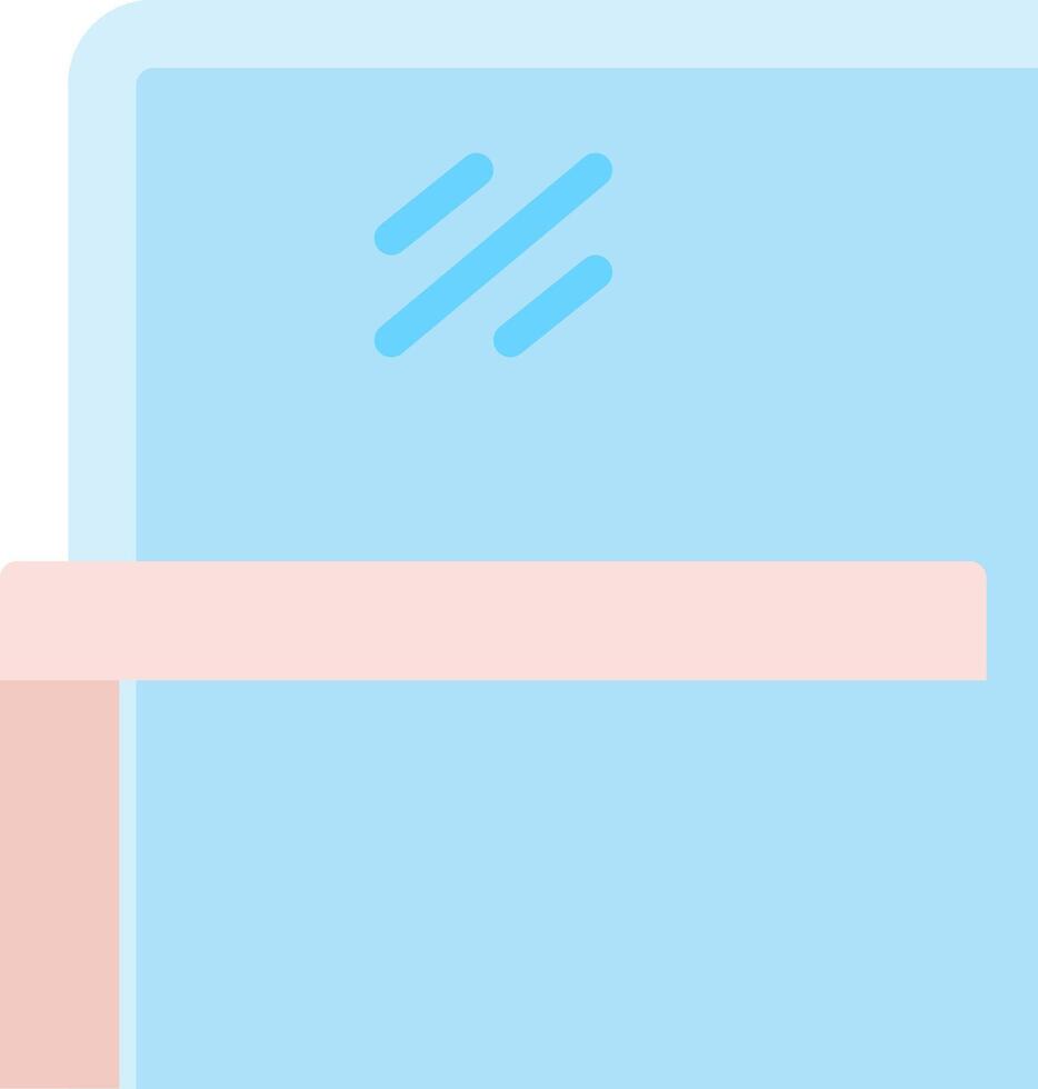 A person holding a blue refrigerator vector