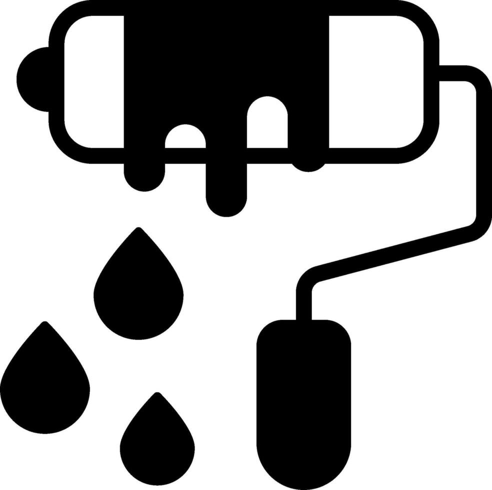 A black and white illustration of a water pump vector