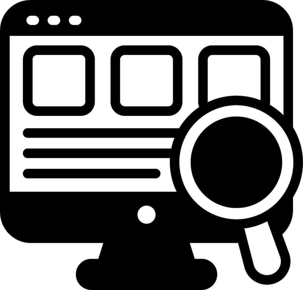 Search engine optimization icon vector