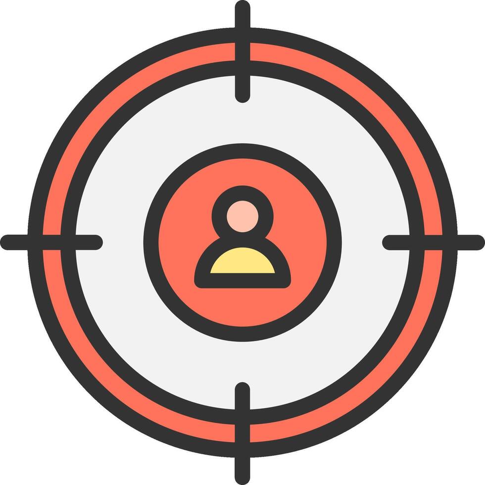 Targeting illustration design vector