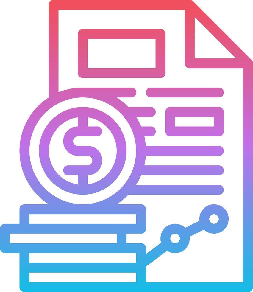 A stack of money and a dollar sign icon vector