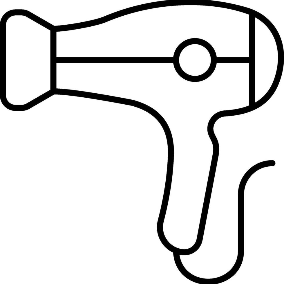 Hair dryer icon illustration vector
